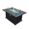52x35 inch Rectangle granite top fire table