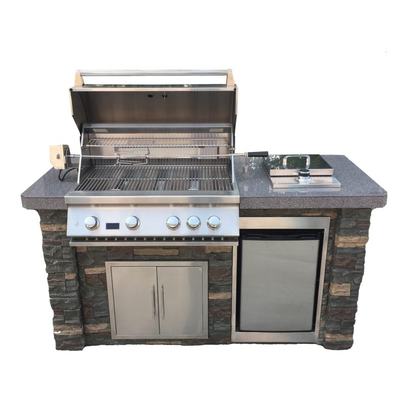 Stainless Steel Gas Outdoor Grill Island Kits