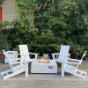 outdoor furniture set with fire pit