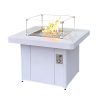 White Fire Pit Table