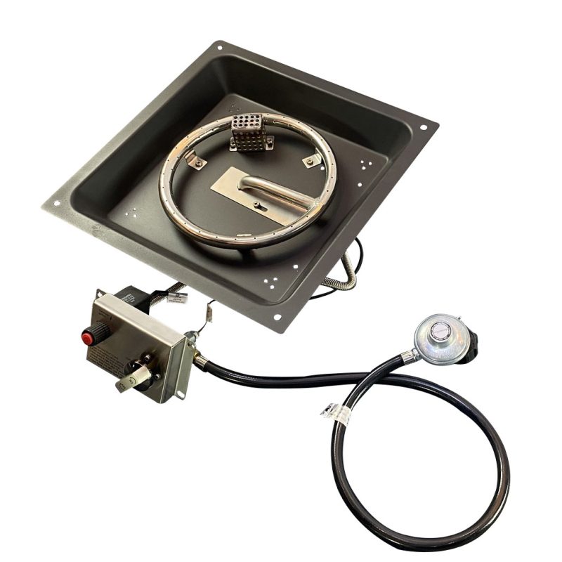 Square Fire Pit Burner Kit