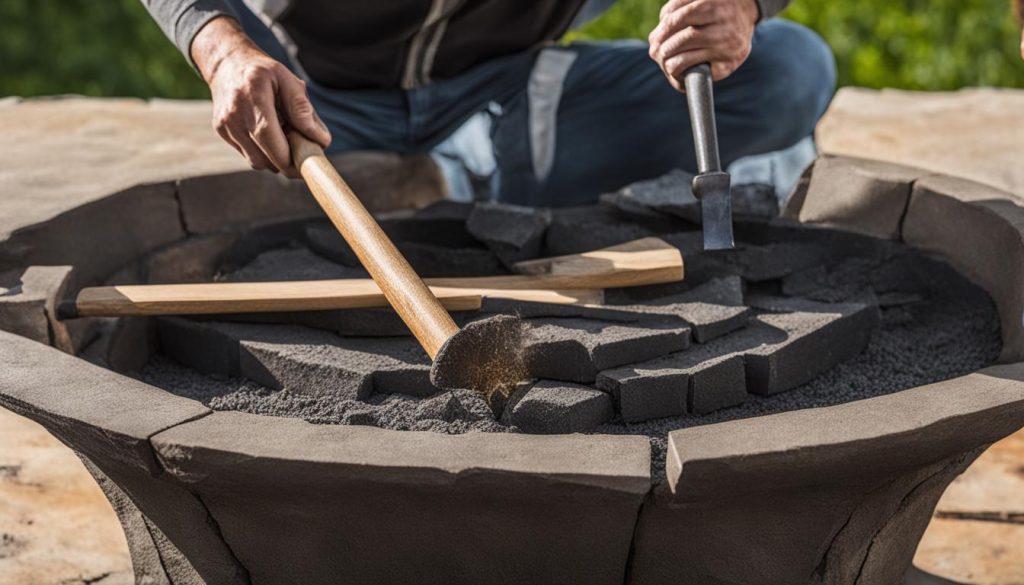 DIY firepit table top fix DIY firepit table top fix