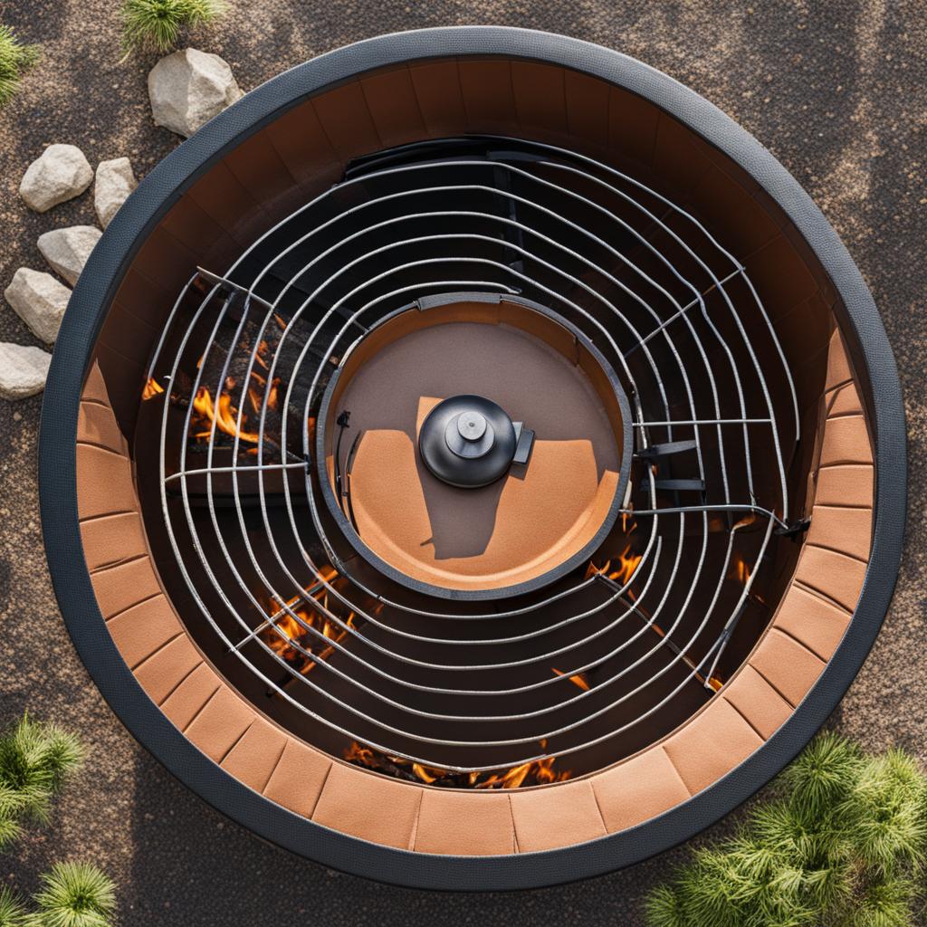 how big firepit cover