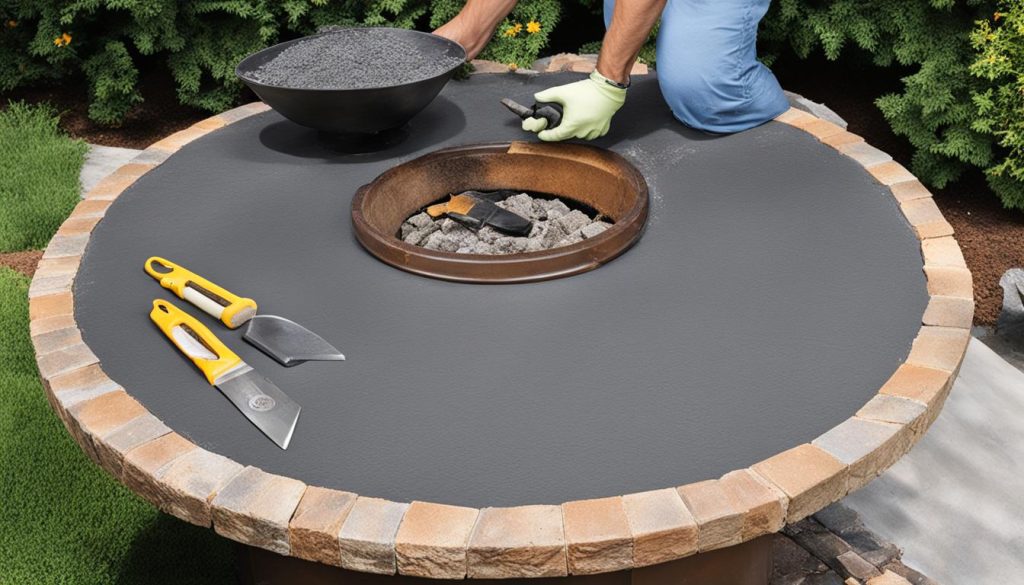 Simple Guide: How to Fix a Crumbled Firepit Table Top 28 how to fix a crumbled firepit table top