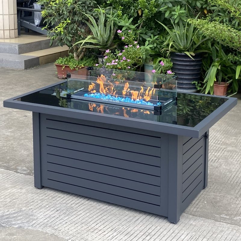 Glass top fire table 3